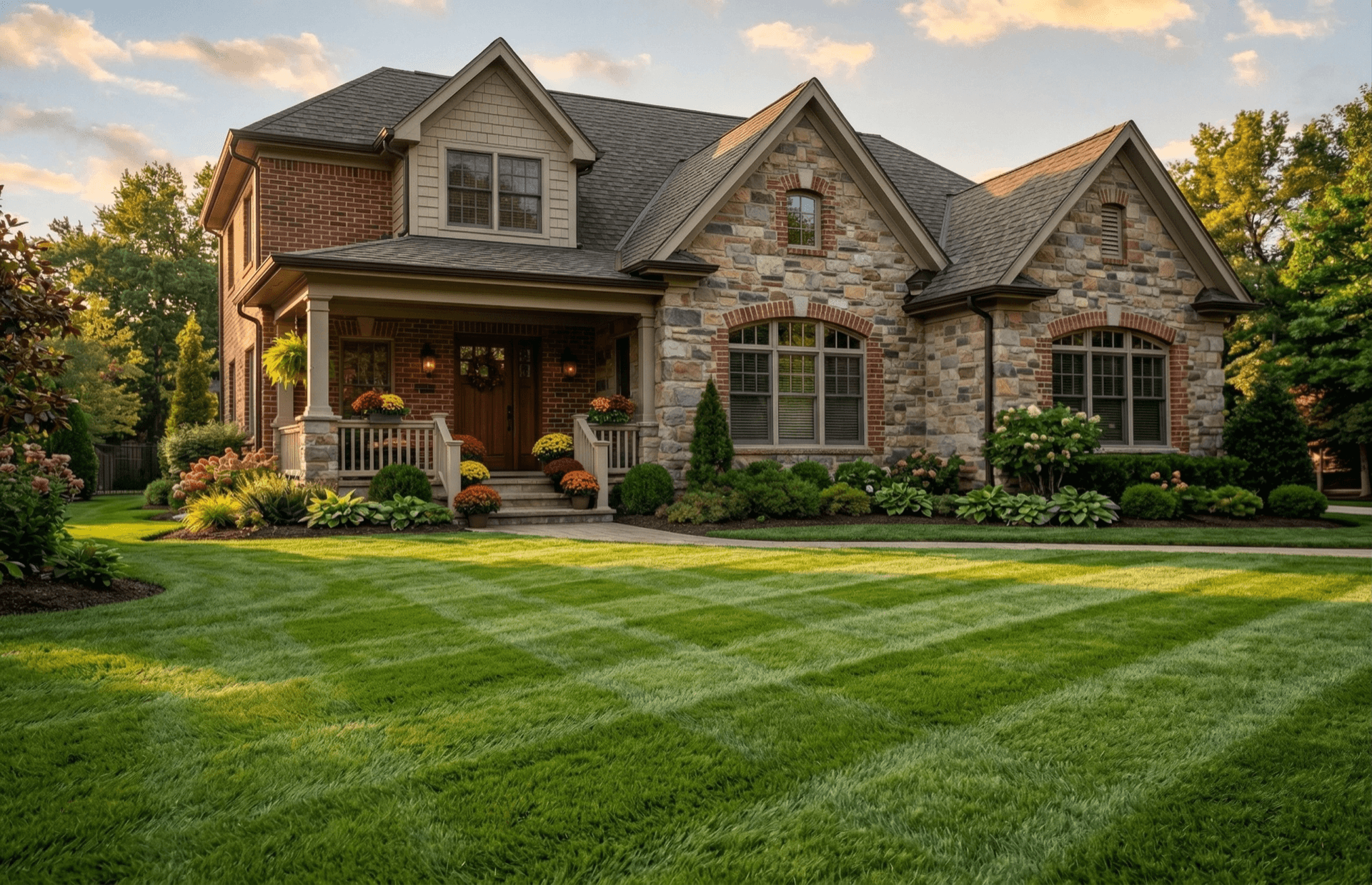 Perfect green lawn final cta